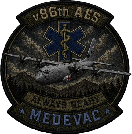 v86th AES MEDEVAC patch
