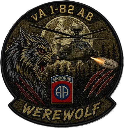 VA 1-82 AB Werewolf patch