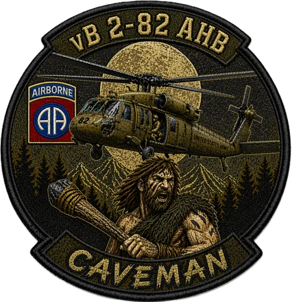 VB 2-82 AHB Caveman patch